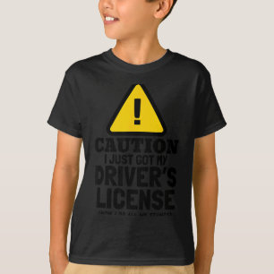 New Driver Funny For Teen Girls And Boys Student T-Shirt