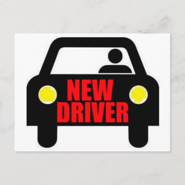 New Driver Postcard (Front)