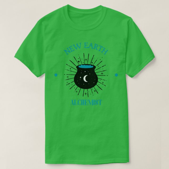 New Earth Alchemist 2 blue T-Shirt (Design Front)