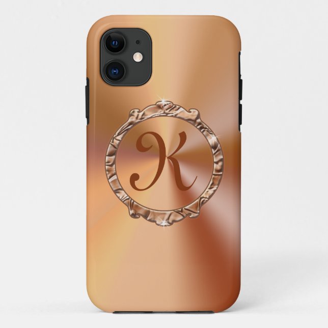NEW Elegant iPhone 5S Cases Gold Colour Satin Look (Back)