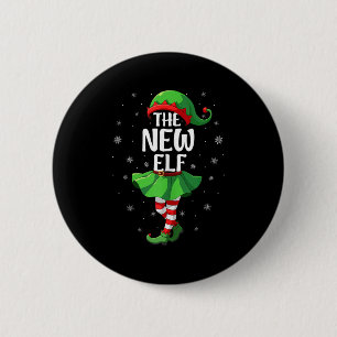 New Elf Christmas Girls Kids Women Elf Squad Xmas  6 Cm Round Badge