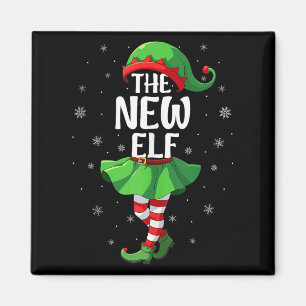 New Elf Christmas Girls Kids Women Elf Squad Xmas  Magnet