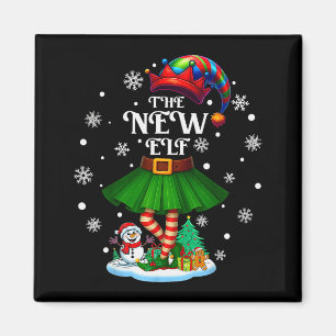 New Elf Squad Xmas Women Girls Mom Christmas Famil Magnet