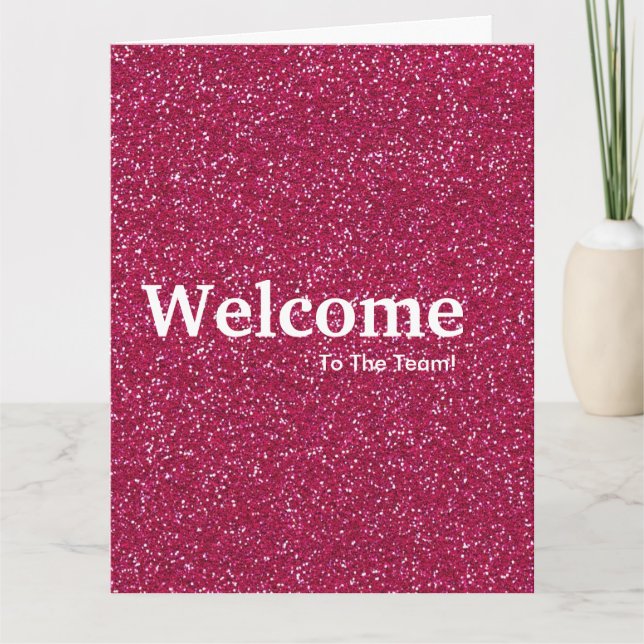 New Employee Welcome Card (Front)