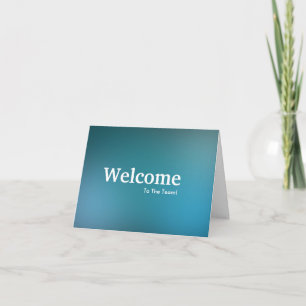 New Employee Welcome Watercolor Card