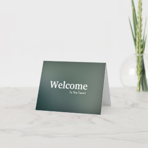 New Employee Welcome Watercolor Card