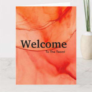 New Employee Welcome Watercolor Card