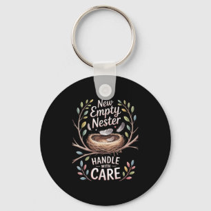New Empty Nester Handle With Care, Empty Nest Dad  Key Ring
