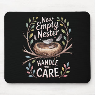 New Empty Nester Handle With Care, Empty Nest Dad  Mouse Pad