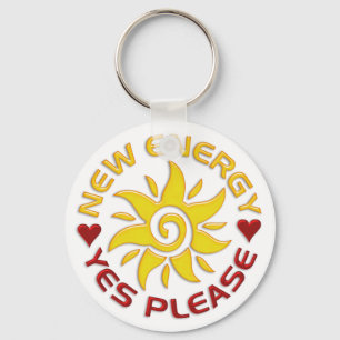 NEW ENERGY SUN KEY RING