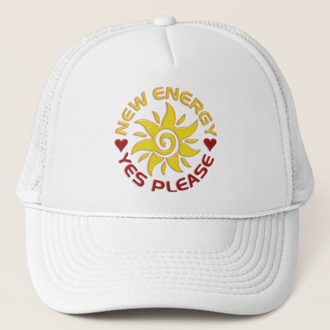 NEW ENERGY SUN TRUCKER HAT (Front)