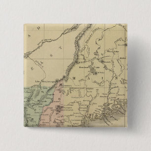 New England 15 Cm Square Badge