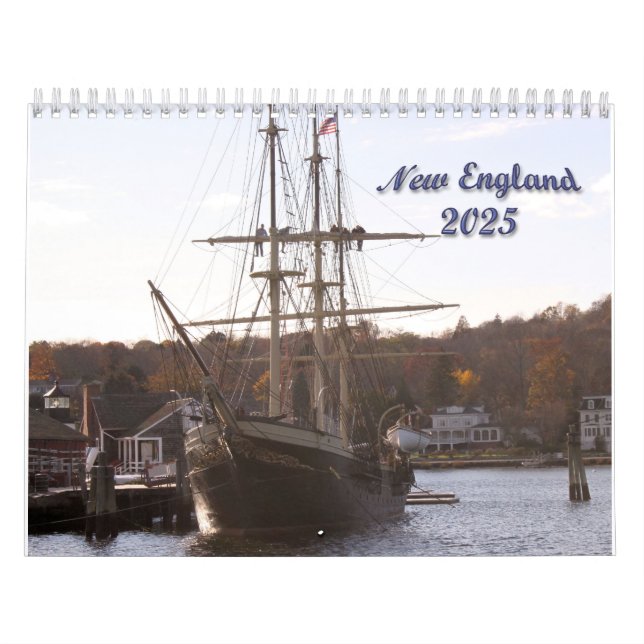 New England 2025 Calendar (Cover)