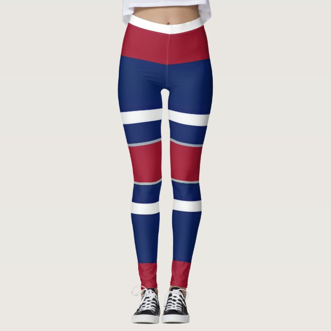 "NEW ENGLAND" - Activewear Leggings (Front)