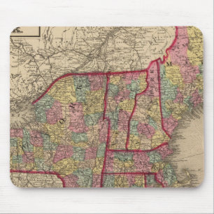 New England and New York Mouse Pad