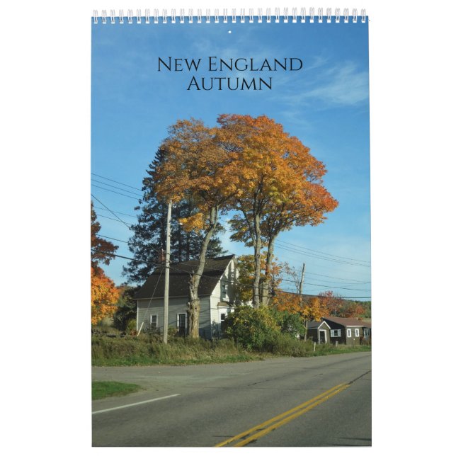 New England Autumn Calendar (Cover)