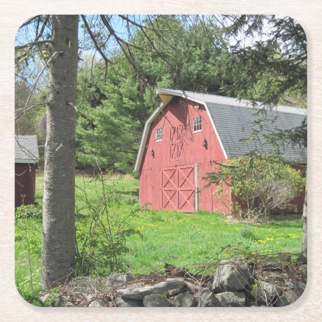 New England Barn Party Coaster (Front)