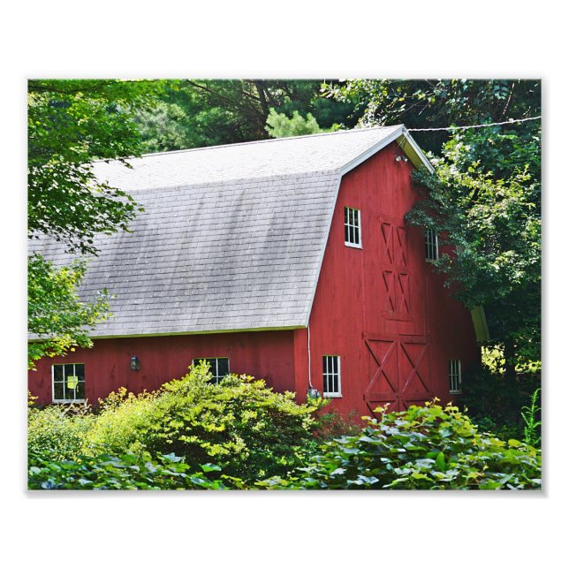New England Barn Photo Print (Front)