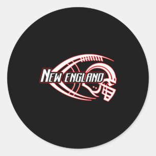 New England Boston Classic Round Sticker