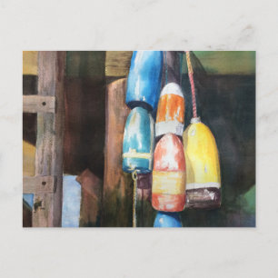  New England Buoy Coastal Postcard 