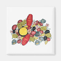 New England Clams Lobster Clambake Seafood Dinner