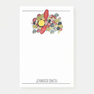 New England Clams Lobster Clambake Seafood Dinner Post-it Notes