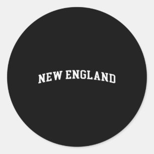 New England  Classic Round Sticker