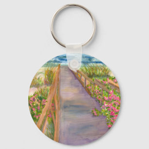New England Coast Key Ring