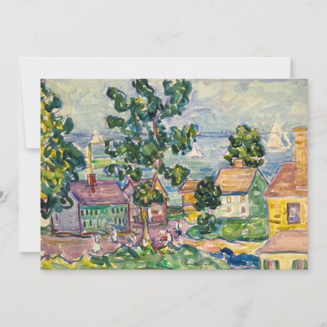 New England Coastal Village | Maurice Prendergast (Front)