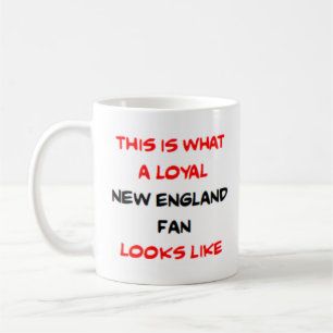 new england fan, loyal coffee mug