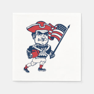 New England Football Mascot Napkin