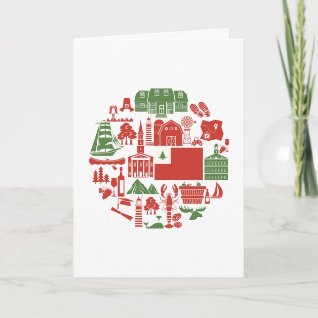 New England Icons Card (Front)