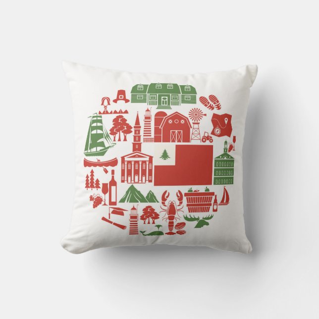 New England Icons Cushion (Front)