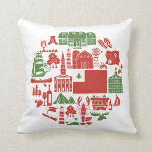 New England Icons Cushion