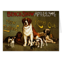 New England Kennel Club c.1890 show poster