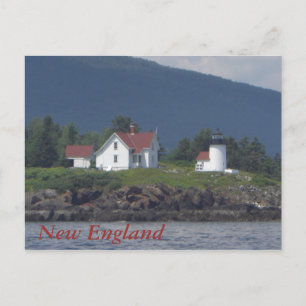 New England Lighthouse Postcard