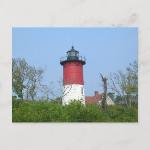 New England Lighthouse Postcard-Nauset Light Postcard