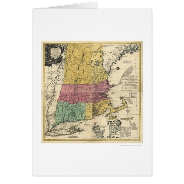New England Map - 1777 (Front)