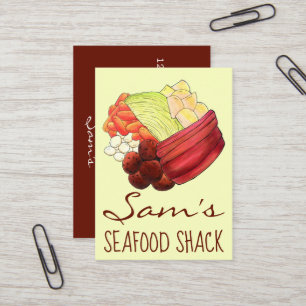 New England Meal Boiled Dinner Corned Beef Cabbage Business Card