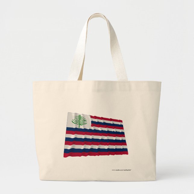 New England Naval Ensign Large Tote Bag (Front)