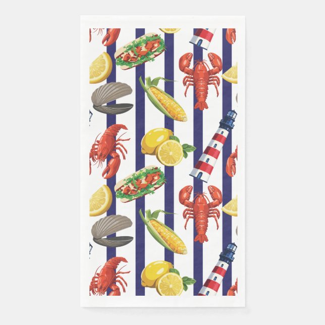 New England Picnic Napkin (Front)