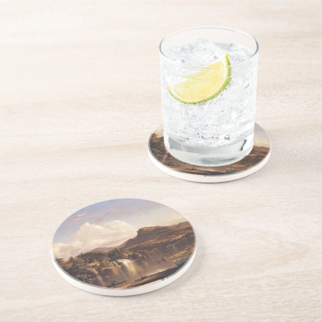 New England Scenery Frederic Edwin Church Coaster (Side)