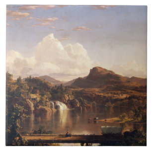 New England Scenery Frederic Edwin Church Tile