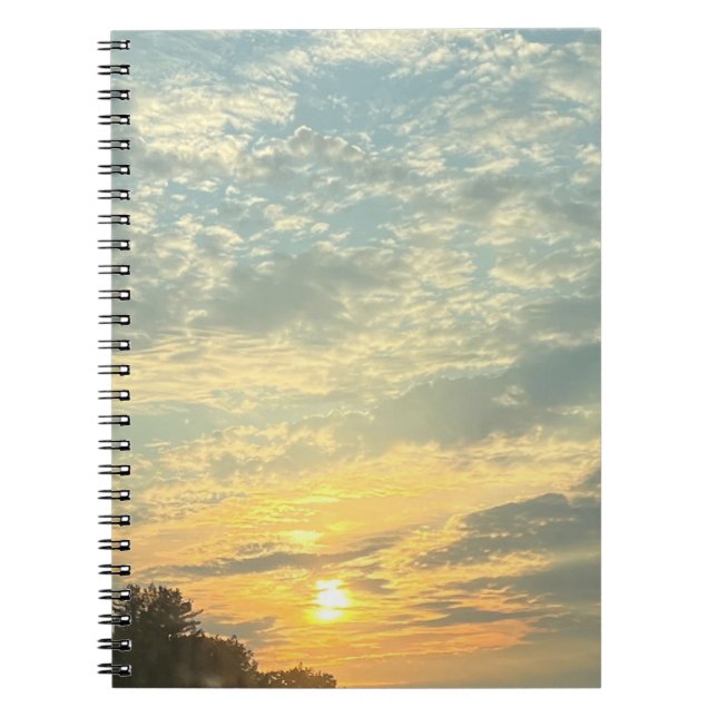 New England Sunset  Notebook (Front)