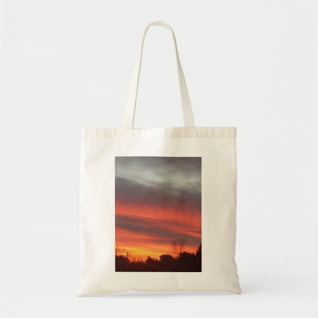 New England Sunset Tote Bag (Front)
