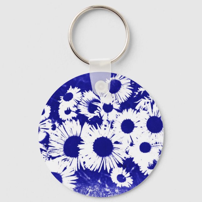 New England Wild Aster Key Ring (Front)