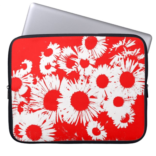 New England Wild Aster Laptop Sleeve (Front)