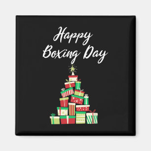 New Era Designs - Happy Boxing Day With Christmas Magnet