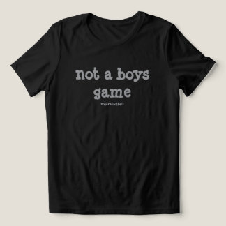 NEW ERA Not A Boys Game 3.0 Bold  T-Shirt Tri-Blend Shirt