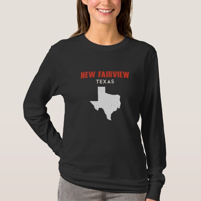 New Fairview Texas USA State America Travel Texas  T-Shirt (Front)